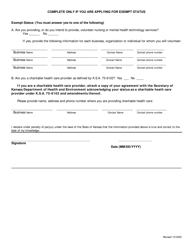 License Renewal Application - Kansas, Page 4