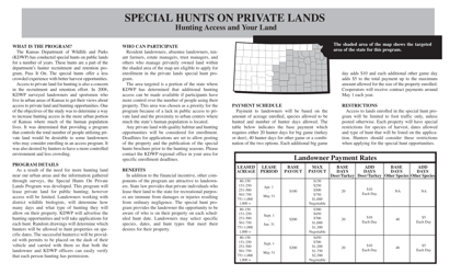 Special Hunts on Private Lands Application - Kansas, Page 2