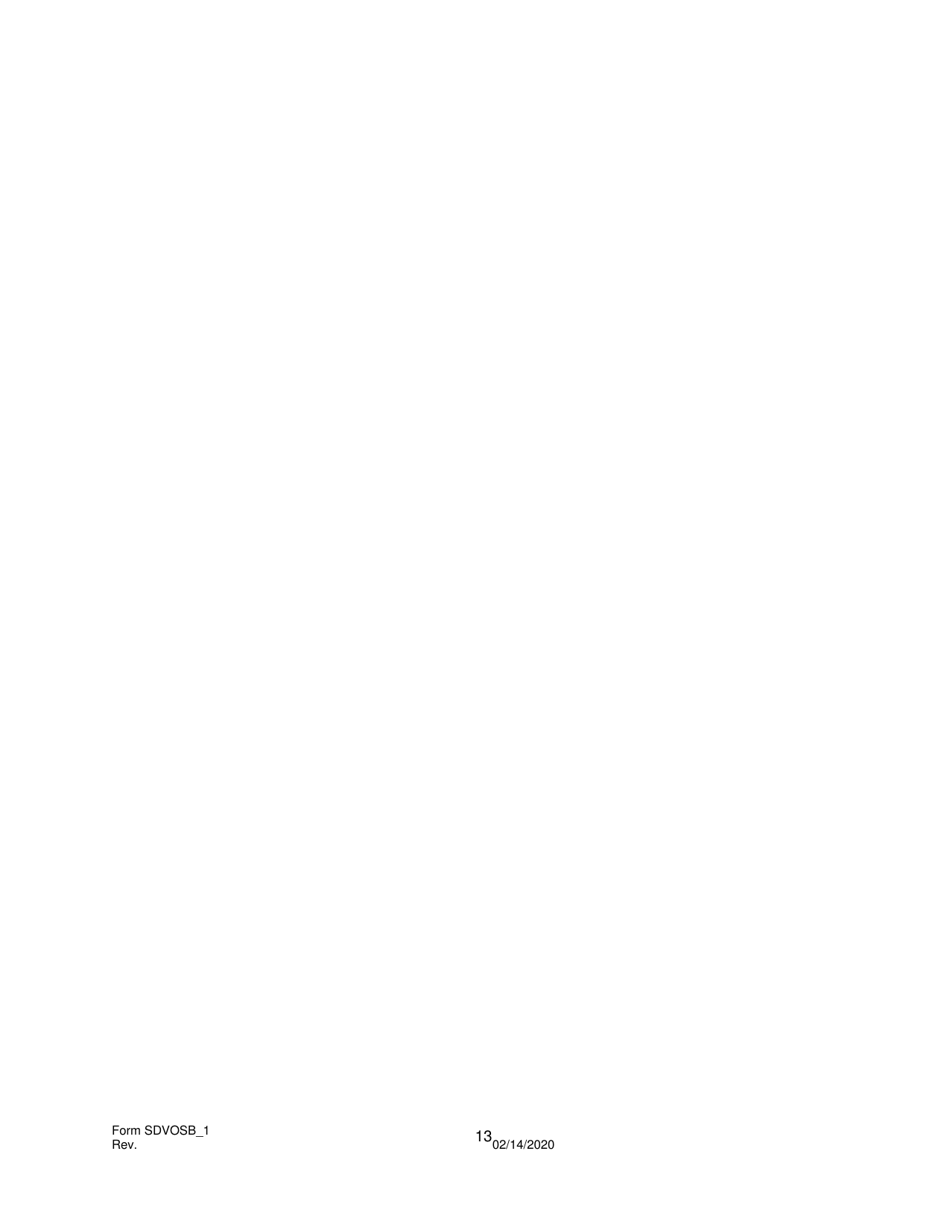 Form SDVOSB_1 Service-Disabled Veteran-Owned Small Business Certification Application - Kentucky, Page 14