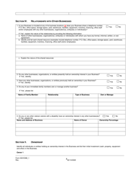Form SDVOSB_1 Service-Disabled Veteran-Owned Small Business Certification Application - Kentucky, Page 5