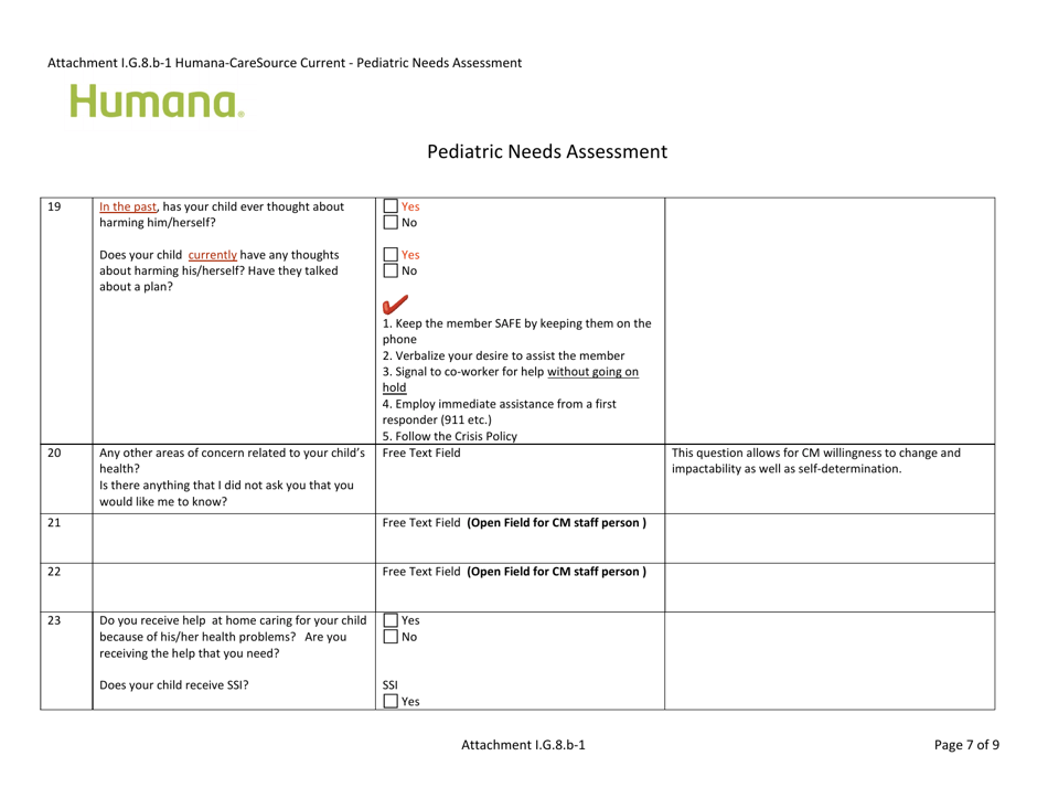 Attachment I.G.8-7 Pediatric Needs Assessment - Kentucky, Page 7