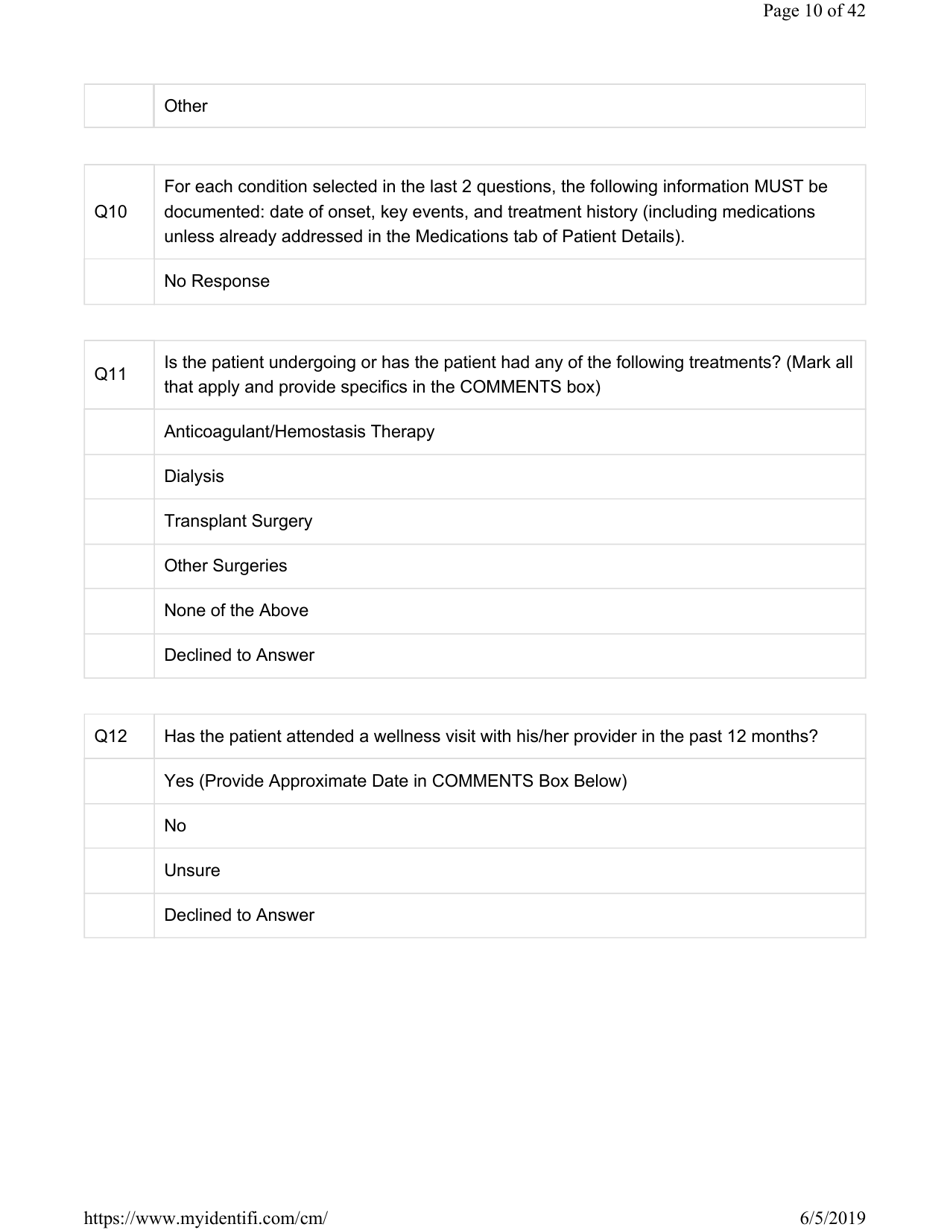Attachment G.8-6 Catastrophic Care - Pediatrics Assessment for Member Name - Kentucky, Page 10