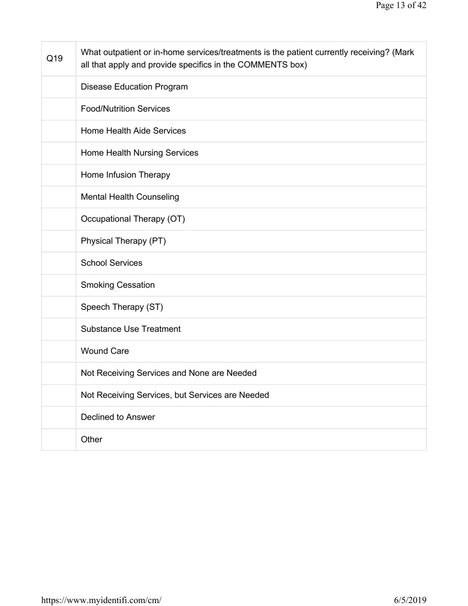 Attachment G.8-6 Catastrophic Care - Pediatrics Assessment for Member Name - Kentucky, Page 13