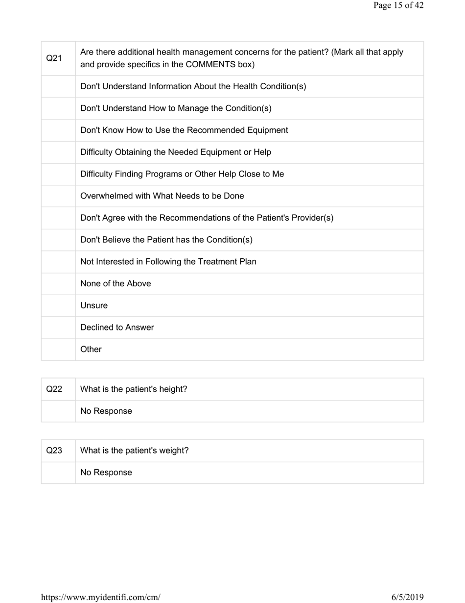 Attachment G.8-6 Catastrophic Care - Pediatrics Assessment for Member Name - Kentucky, Page 15