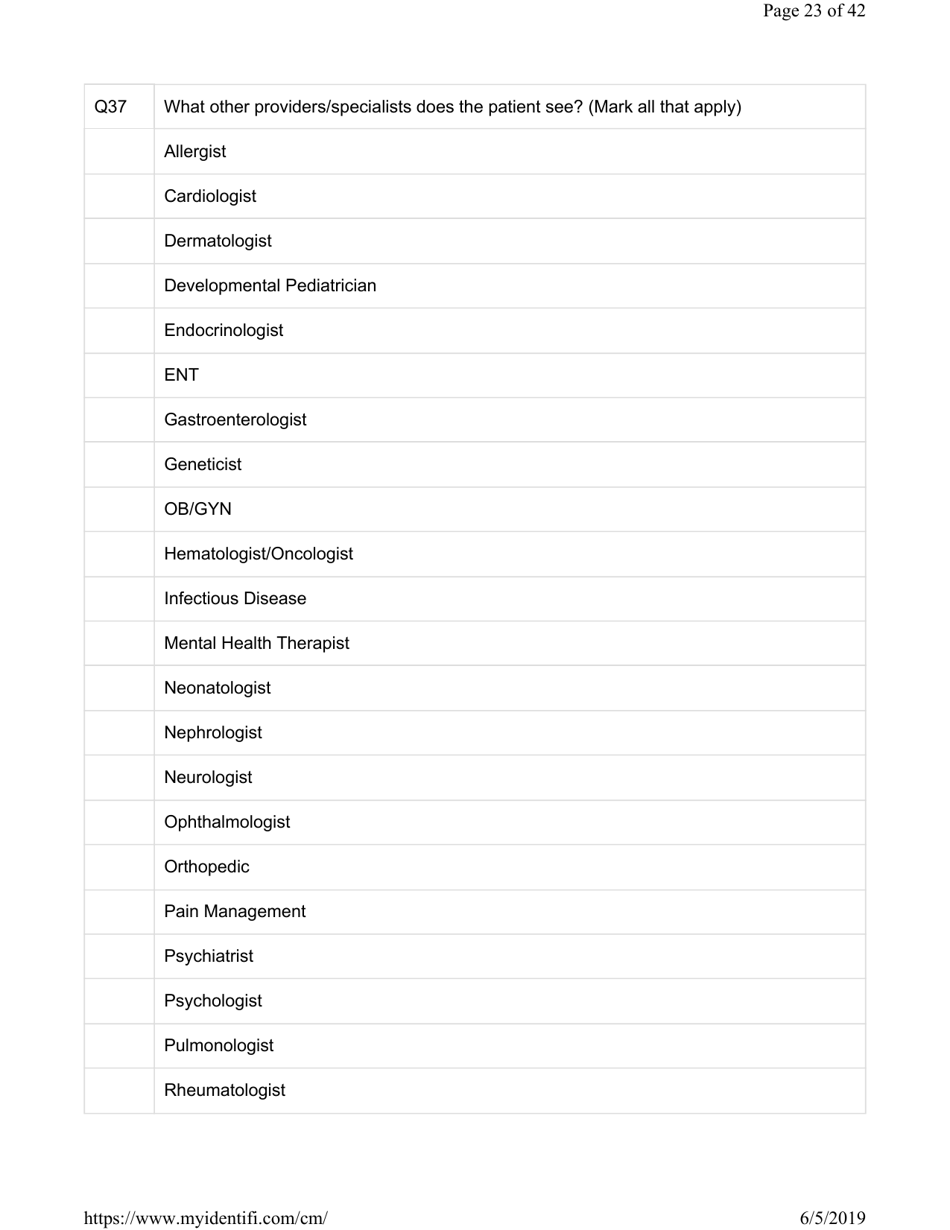 Attachment G.8-6 Catastrophic Care - Pediatrics Assessment for Member Name - Kentucky, Page 23