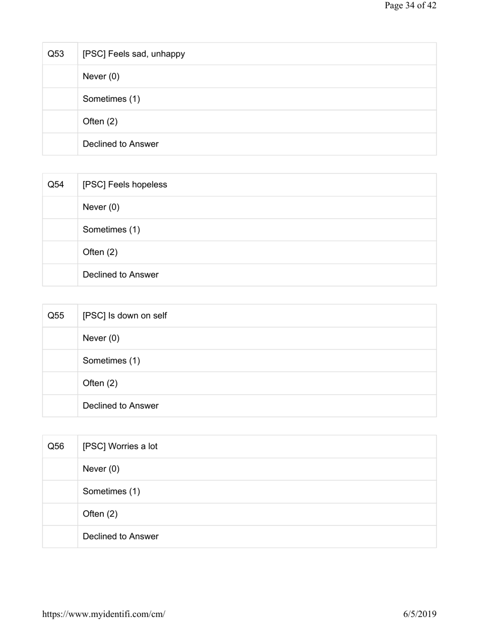 Attachment G.8-6 Catastrophic Care - Pediatrics Assessment for Member Name - Kentucky, Page 34