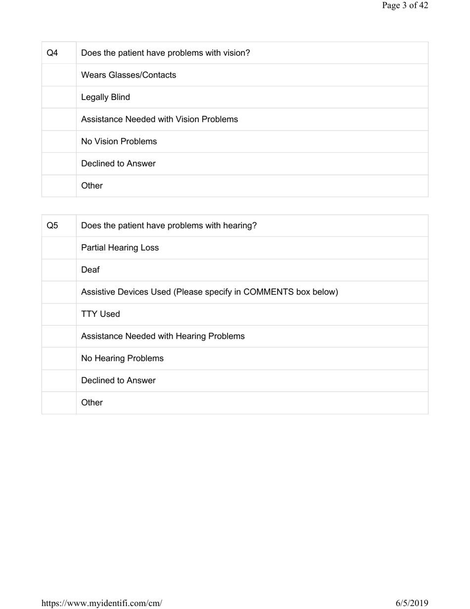 Attachment G.8-6 Catastrophic Care - Pediatrics Assessment for Member Name - Kentucky, Page 3