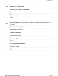 Attachment G.8-6 Catastrophic Care - Pediatrics Assessment for Member Name - Kentucky, Page 41