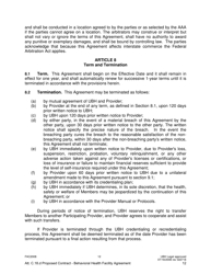 Attachment C.18.D United Behavioral Health Facility Participating Provider Agreement - Kentucky, Page 12