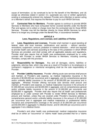 Attachment C.18.D United Behavioral Health Facility Participating Provider Agreement - Kentucky, Page 8
