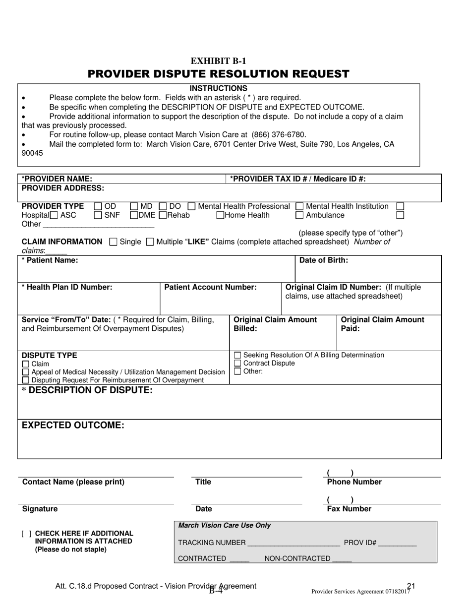 Attachment C.18.D Vision Provider Agreement - Kentucky, Page 21