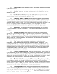 Attachment C.18.D Vision Provider Agreement - Kentucky, Page 2