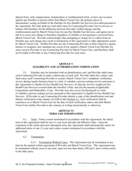 Attachment C.18.D Vision Provider Agreement - Kentucky, Page 9
