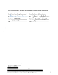 Attachment B.2.B.III-2.B First Amendment to the Vision Services Agreement - Kentucky, Page 21