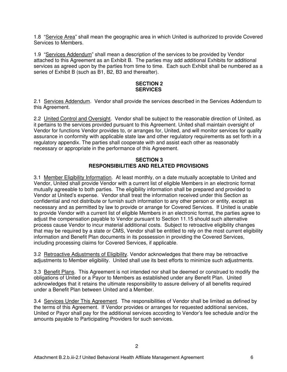 Attachment B.2.B.III-2.F Eighth Amendment to the Behavioral Health Services Agreement - Kentucky, Page 6