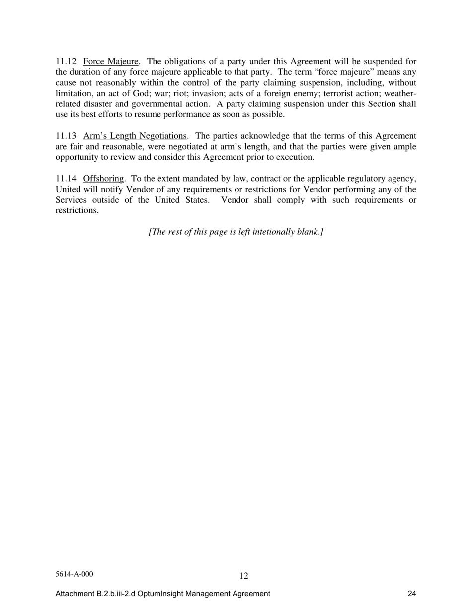 Attachment B.2.B.III-2.D Tenth Amendment to the Optuminsight Services Agreement - Kentucky, Page 24