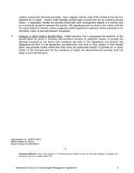 Attachment B.2.B.III-2.D Tenth Amendment to the Optuminsight Services Agreement - Kentucky, Page 9