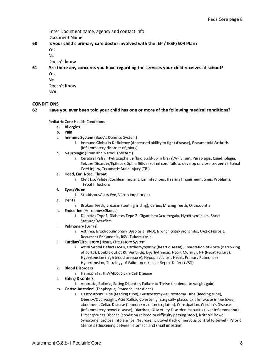 Attachment G.8.B-1 Pediatric Core - Kentucky, Page 8