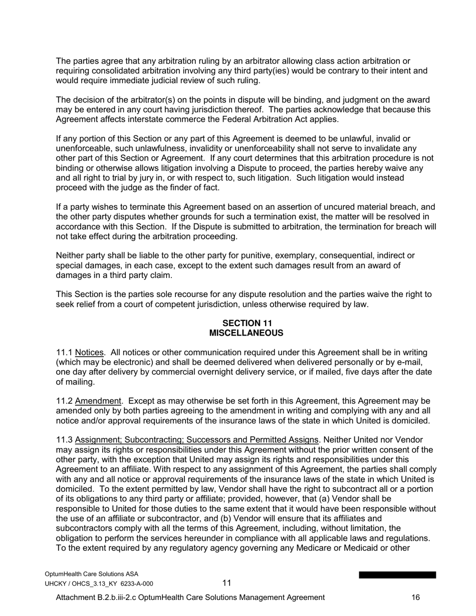 Attachment B.2.B.III-2.C Fourth Amendment to the Physical Health Services Agreement - Kentucky, Page 16
