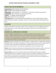 Ada Technical Infeasibility Form - Maine, Page 3