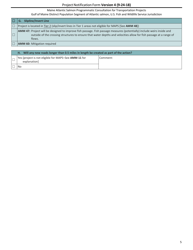 Project Notification Form - Maine, Page 5