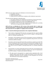 Nursing Facility Ventilator Dependent Care (Vdc) Services Addendum to Provider Application and Agreement - Mississippi, Page 2