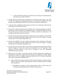 Nursing Facility Ventilator Dependent Care (Vdc) Services Addendum to Provider Application and Agreement - Mississippi, Page 4