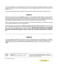 Form WC-100 Employer&#039;s Basic Report of Injury - Michigan, Page 2