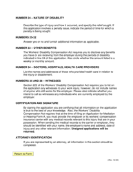 Form A (WC-104A) Application for Mediation or Hearing - Michigan, Page 4