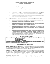 Preference Buyer Agreement - Louisiana, Page 3