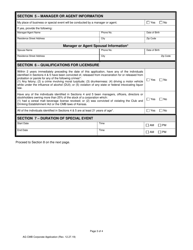 Corporate Application for License to Sell Cereal Malt Beverages - Kansas, Page 3