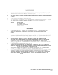 Form 0024 Articles of Incorporation Benefit Corporation - Professional Corporation - South Carolina, Page 4