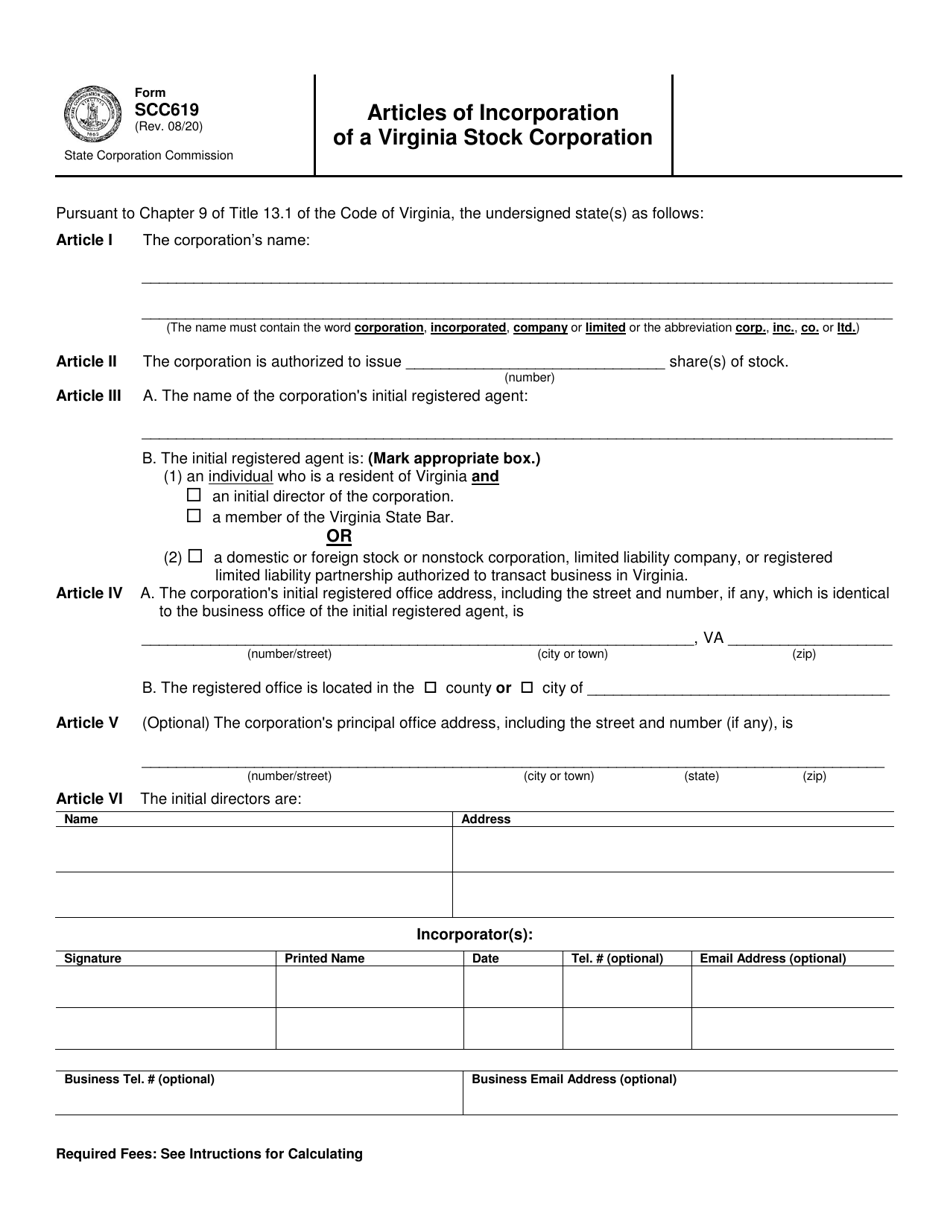 Form SCC619 - Fill Out, Sign Online and Download Printable PDF ...