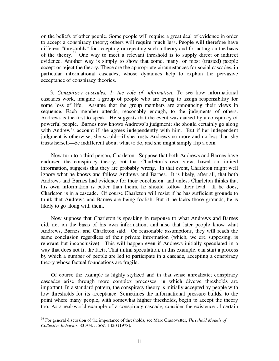 Conspiracy Theories - Cass R. Sunstein, Adrian Vermeule, Page 11