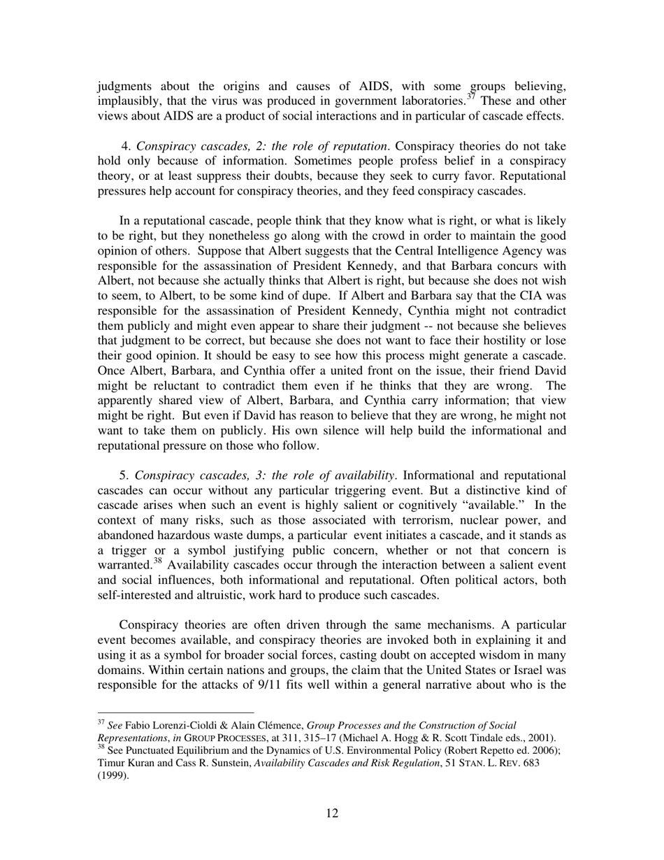 Conspiracy Theories - Cass R. Sunstein, Adrian Vermeule, Page 12