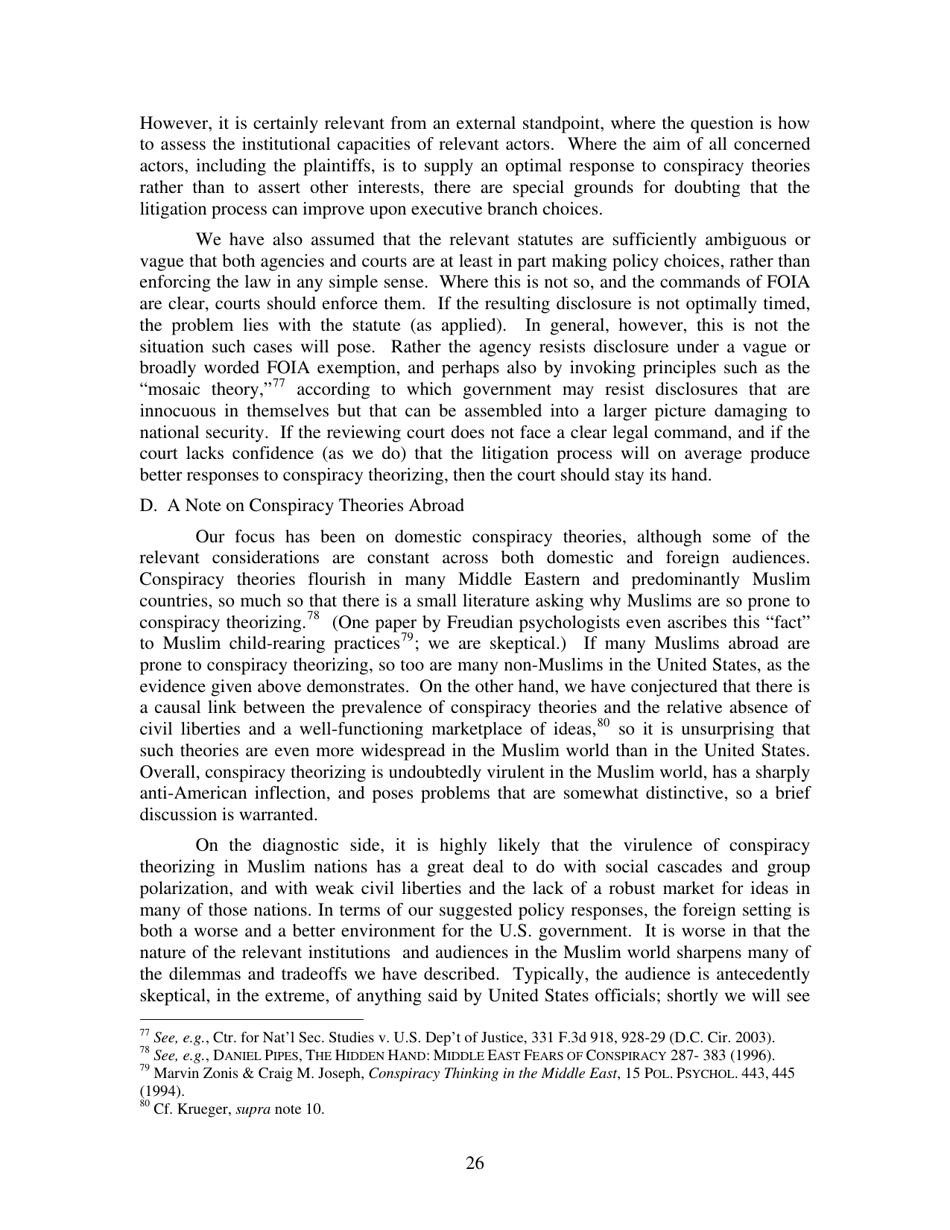 Conspiracy Theories - Cass R. Sunstein, Adrian Vermeule, Page 26