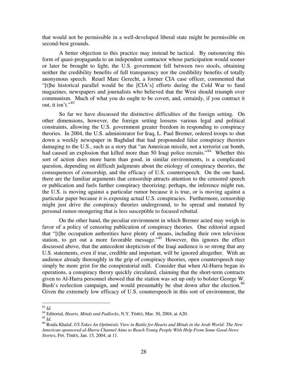 Conspiracy Theories - Cass R. Sunstein, Adrian Vermeule, Page 28