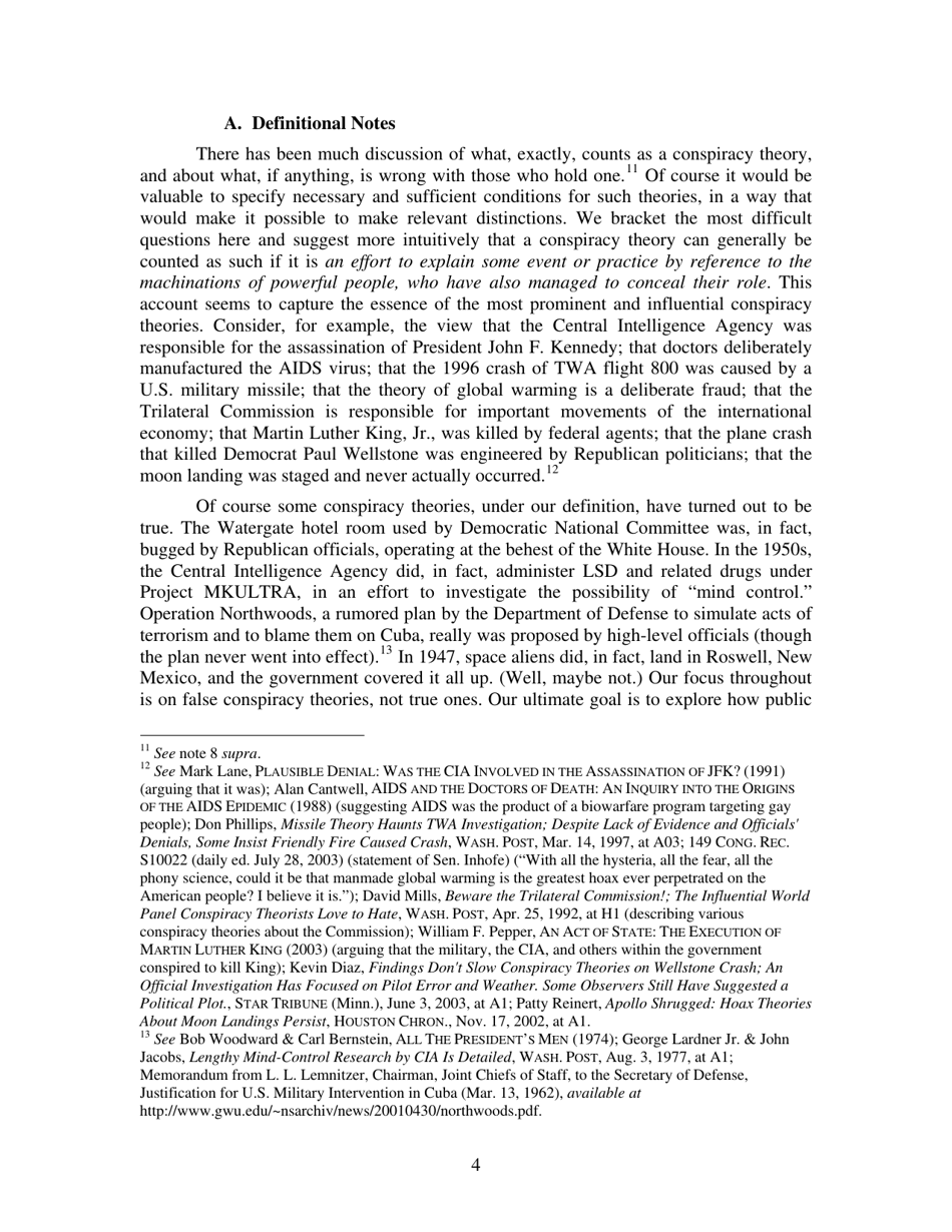 Conspiracy Theories - Cass R. Sunstein, Adrian Vermeule, Page 4