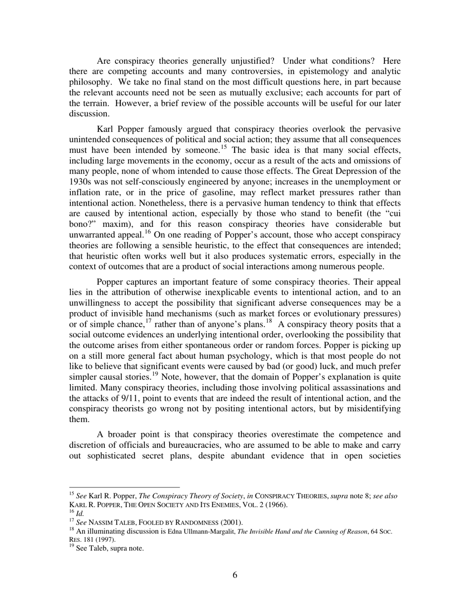 Conspiracy Theories - Cass R. Sunstein, Adrian Vermeule, Page 6