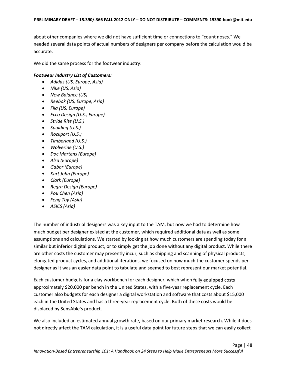 Step 4: Calculate the Total Addressable Market (Tam) Size for the Beachhead Market, Page 5