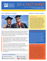 Fact Sheet - American Association of Community Colleges, 2014