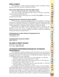 New Jersey Veterans Benefits Guide - New Jersey, Page 11