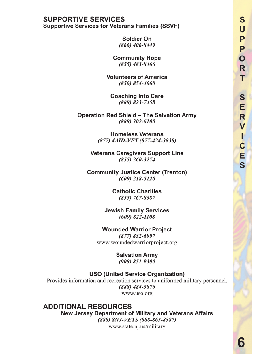 New Jersey Veterans Benefits Guide - New Jersey, Page 7