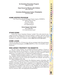 New Jersey Veterans Benefits Guide - New Jersey, Page 9