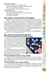 New Jersey Veterans Benefits Guide - New Jersey, Page 15