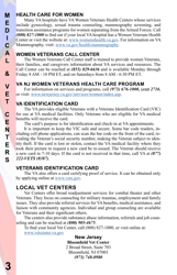 New Jersey Veterans Benefits Guide - New Jersey, Page 4