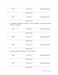 Deed of Trust Form - Maine, Page 2