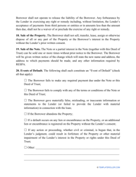Deed of Trust Form - North Dakota, Page 9