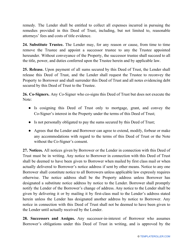 Deed of Trust Form - Texas, Page 11