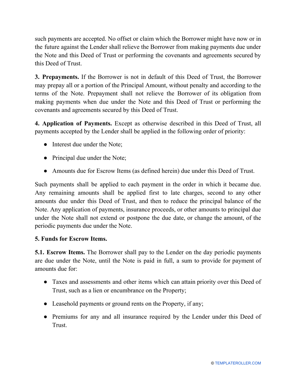 Deed of Trust Form - Utah, Page 4